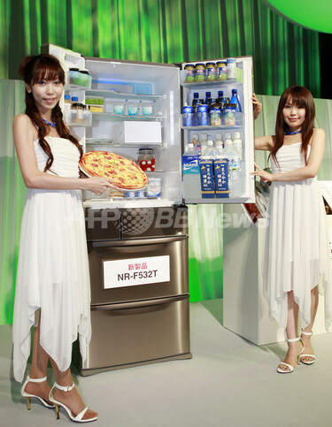 480L冷凍冷蔵庫　松下電器製 松下電器、除菌力に優れた新型冷蔵庫を発表 写真2枚 国際ニュース