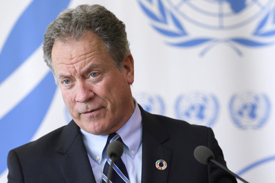 訪朝のWFP事務局長、北朝鮮は「歴史の新たな一ページを開いている」