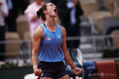 世界361位ボワソン、「夢」の全仏で8強入り 強豪ペグラ撃破