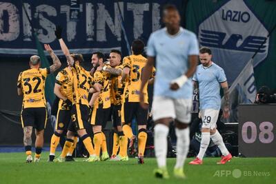 インテルが好調ラツィオに6発大勝 首位アタランタを追走