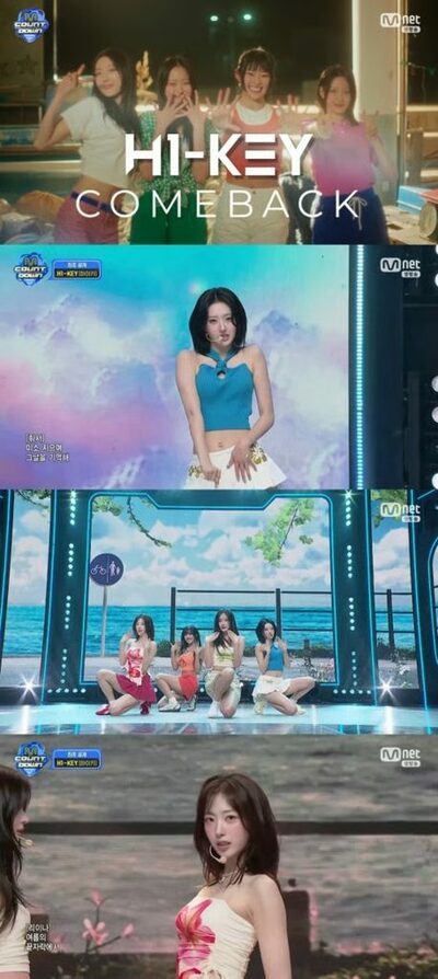 H1-KEY、Mカでカムバックステージ披露