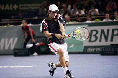 錦織がストレート勝ちで2回戦突破、パリ・マスターズ