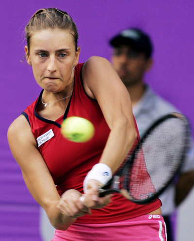 ＜女子テニス ソニー・エリクソン・インターナショナル＞サンタンジェロ サウチュックをストレートで退け決勝進出 - インド