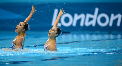 乾/小林組、シンクロナイズドスイミング・デュエットで5位