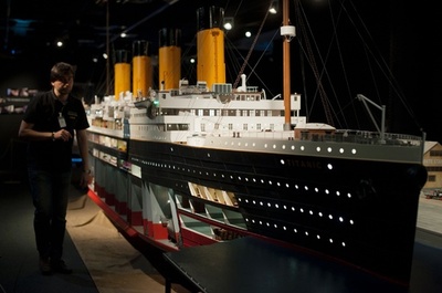 タイタニック号、30分の1サイズでよみがえる スペイン