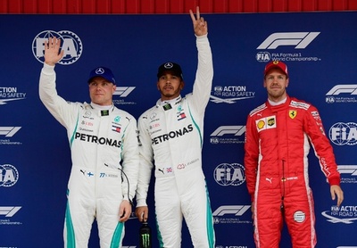 ハミルトンが開幕戦以来のポールポジション獲得、バルセロナGP
