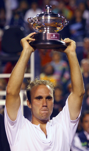 ＜男子テニス モビスター・オープン2007＞オルナ マシューに勝利し優勝を果たす - チリ