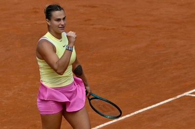 サバレンカ圧勝で4強 好調コリンズと激突へ イタリア国際