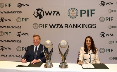 WTA、サウジ政府系ファンドと複数年パートナーシップ締結