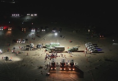 中国の東風着陸場 最後の全システム総合訓練を完了 神舟20号宇宙飛行士の帰還を待つ