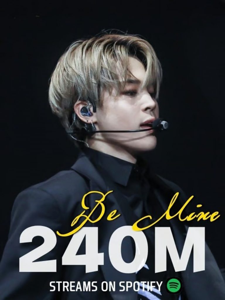 Be Mine Spotify 240M (c)STARNEWS