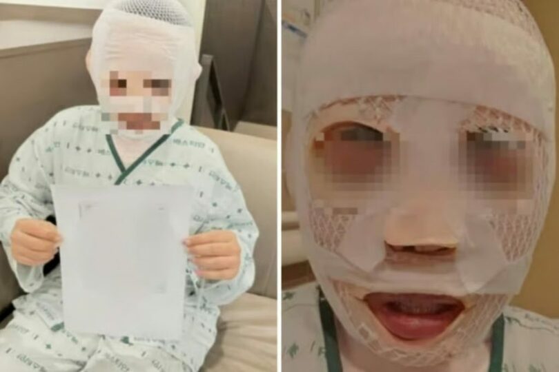 被害を受けた妻がオンライン上で助けを求めた際に共有した写真(c)MONEYTODAY