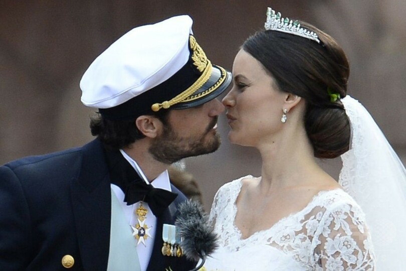 スウェーデン王子、リアリティー番組出演の元モデルと挙式