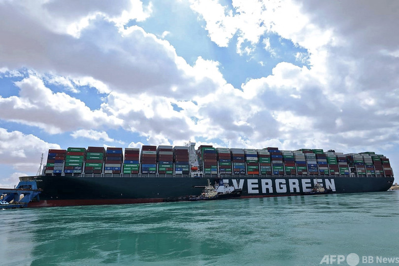 米軍、スエズ運河事故への支援申し出 要請あれば海軍の専門家派遣