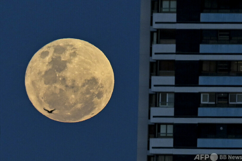 スーパームーン 各地で観測 今年最大の満月 写真17枚 国際ニュース Afpbb News