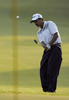 アプローチショットを放つShamin Khan。(c)AFP/World Sport Group/PAUL LAKATOS