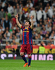 10-11スペイン1部リーグ第32節、レアル・マドリード（Real Madrid）対FCバルセロナ（FC Barcelona）。得点を決め歓喜するバルセロナのリオネル・メッシ（Lionel Messi、2011年4月16日撮影）。(c)AFP/DANI POZO