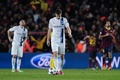 サッカー欧州チャンピオンズリーグ2013-14（UEFA Champions League 2013-14）決勝トーナメント1回戦第2戦、FCバルセロナ（FC Barcelona）対マンチェスター・シティ（Manchester City）。試合に臨むマンチェスター・シティのエディン・ジェコ（Edin Dzeko、2014年3月12日撮影）。(c)AFP/JOSEP LAGO