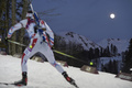 ソチ冬季五輪、バイアスロン男子20キロ個人決勝。レースに臨むマルタン・フールカデ（Martin Fourcade、2014年2月13日撮影）。(c)AFP/ODD ANDERSEN