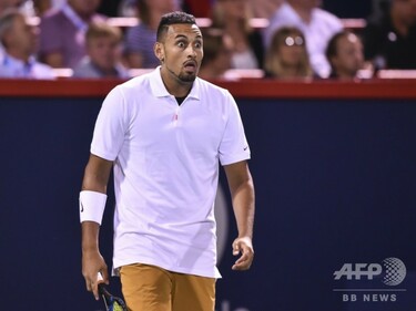 気分屋キリオス、優勝直後のロジャーズ杯は1回戦敗退 写真2枚 国際