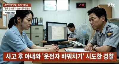 当て逃げの現職警察官、妻を「身代わり出頭」させた疑い…韓国・飲酒測定逃れ時間稼ぎか