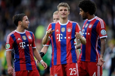 王者バイエルンが1回戦突破、ホッフェンハイムは9得点 ドイツ杯