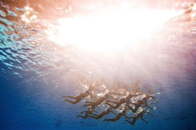 【写真特集】シンクロナイズドスイミングのワンシーン、パンアメリカン