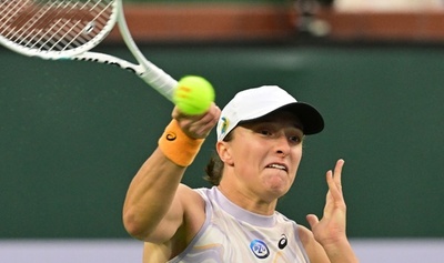 シフィオンテク、肋骨負傷でマイアミOP棄権