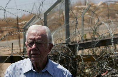 トランプ氏の中東和平案は「国際法違反」 カーター元大統領 国連に対応要請