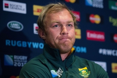 日本でもプレーする南アのバーガー、敗戦「忘れて前へ」 ラグビーW杯