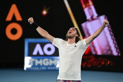 チチパスが5セットの激戦制し8強入り、全豪OP