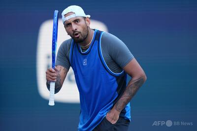 けがに悩むキリオス、全仏OP男子ダブルスに出場へ