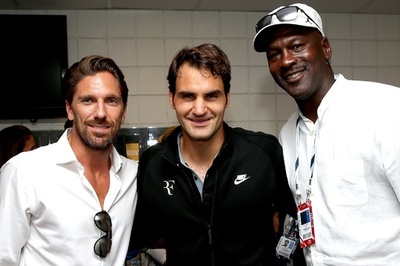 フェデラー、憧れのジョーダン氏と対面「特別なこと」