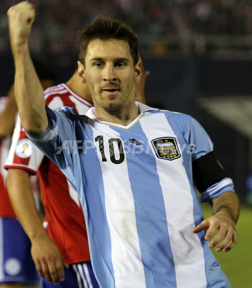 アルゼンチンのW杯本大会出場決定、メッシの2点などで大勝