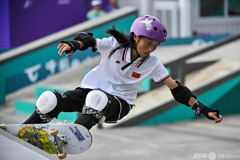 13歳の女子選手 中国最年少のアジア大会チャンピオンに