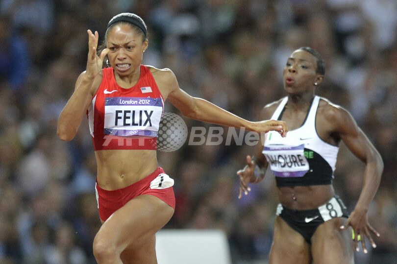 米国のフェリックスが女子200メートルで金メダル