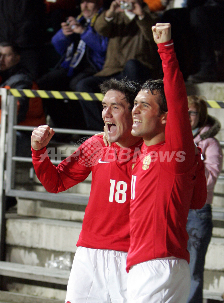 ＜サッカー 欧州選手権2008・予選＞ロシア エストニアに快勝しグループ2位につける エストニア 写真9枚 国際ニュース：AFPBB News