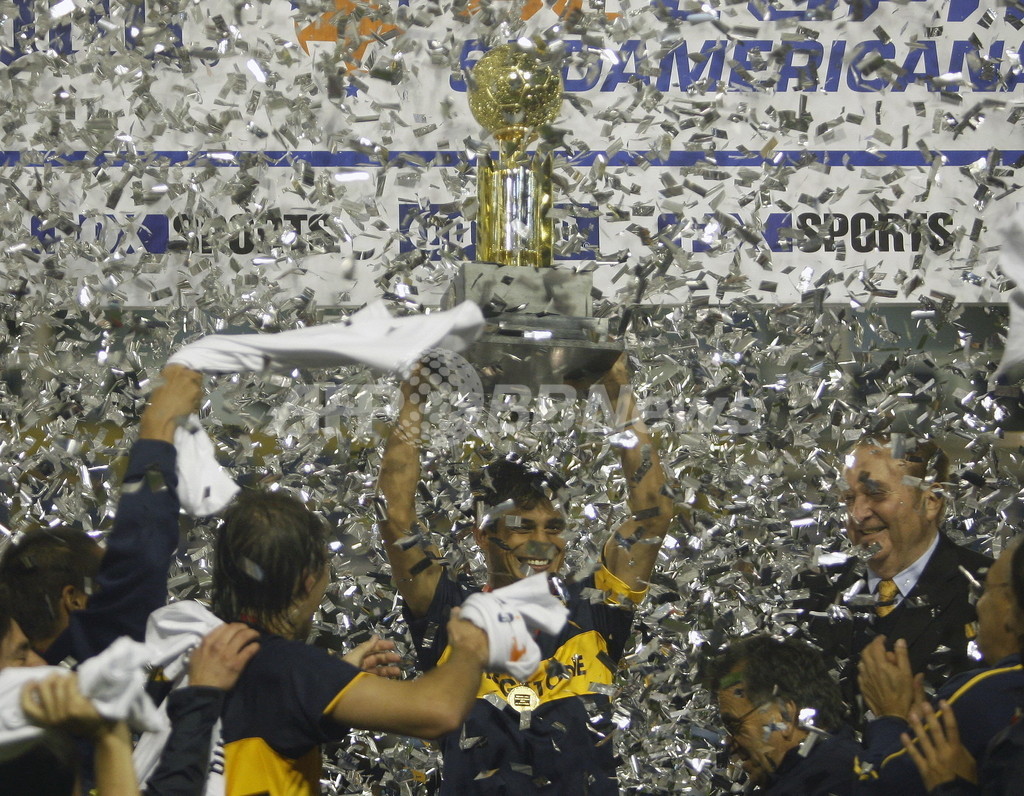 ボカ・ジュニアーズ 2年ぶり通算4度目のレコパ・スダメリカーナ制覇 写真3枚 国際ニュース:AFPBB News