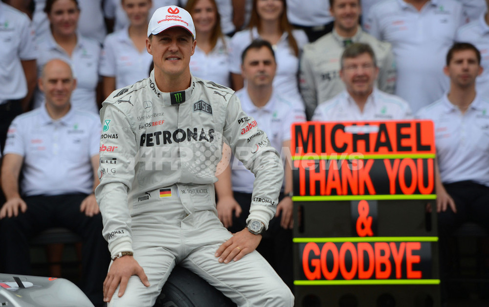 シューマッハが2度目の現役引退、ブラジルGPで7位入賞 写真4枚 国際