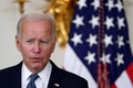 米ホワイトハウスで、「インフレ抑制法」の署名式に出席し演説するジョー・バイデン大統領（2022年8月16日撮影）。(c)MANDEL NGAN / AFP