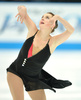 演技に臨むロシアのイリーナ・スルツカヤ（Irina Slutskaya、2013年10月5日撮影）。(c)AFP/KAZUHIRO NOGI