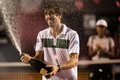 テニス、リオ・オープン、男子シングルス決勝。優勝を果たしたパブロ・クエバス（2016年2月22日撮影）。(c)AFP/YASUYOSHI CHIBA
