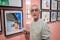 スイス・チューリヒの国立博物館で開かれている「アルプスの少女ハイジ」の展覧会を訪れたアニメーターの小田部羊一氏（2019年8月31日撮影）。(c)FABRICE COFFRINI / AFP