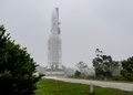 ジェームズ・ウェッブ宇宙望遠鏡を載せたアリアン5ロケット。仏領ギアナの宇宙センターで。米航空宇宙局（NASA）提供（2021年12月23日撮影）。(c)AFP PHOTO / NASA/Bill Ingalls