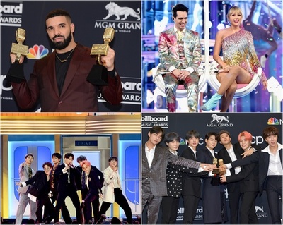 ビルボード・ミュージック・アワード、ドレイクやBTSが受賞