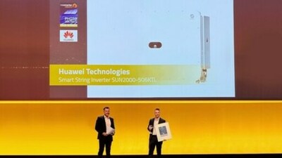 Huaweiの506   kWスマートストリングインバーターが、Intersolar Europe 2026でSmarter E AWARDを受賞