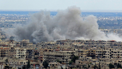 シリアでのロシアは「放火犯で消防士」、米軍司令官