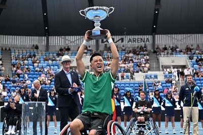 小田凱人が全豪OP車いすの部初優勝 GS通算3勝目