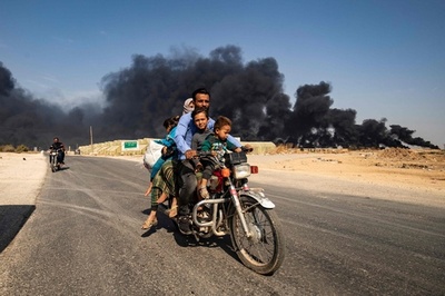 トルコの対クルド軍事作戦で「避難民30万人以上」 監視団発表