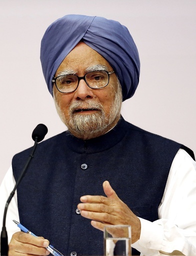 インドのシン首相、総選挙後の退任を表明